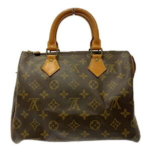 LOUIS VUITTON Monogram Speedy Boston Bag Brown